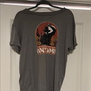 Gray this country needs more cowboys shirt. From boot barn, worn once